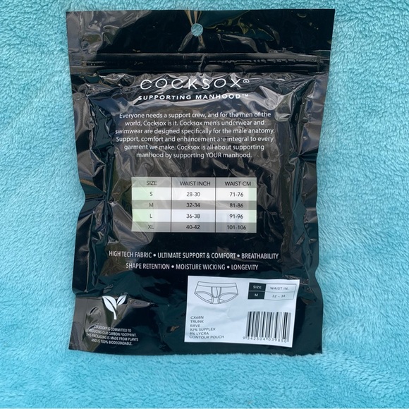 Cocksox Men's Underwear Trunk | M | Rave CX68N NEW!! - Picture 4 of 6